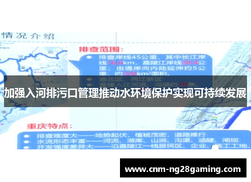 加强入河排污口管理推动水环境保护实现可持续发展